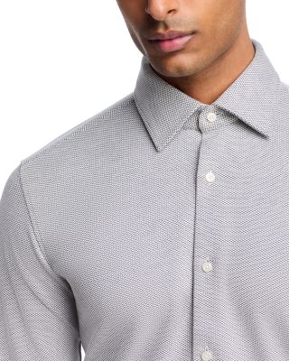 Hank Slim Fit Button-Front Performance Shirt