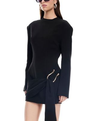 Martini Long Sleeve Mini Dress