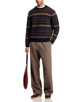Fair Isle Crewneck Sweater in Heritage Merino Wool