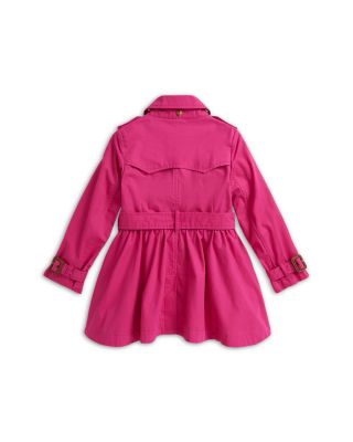 Girls' Cotton Hooded Trench Coat - Big Kid, Little Kid