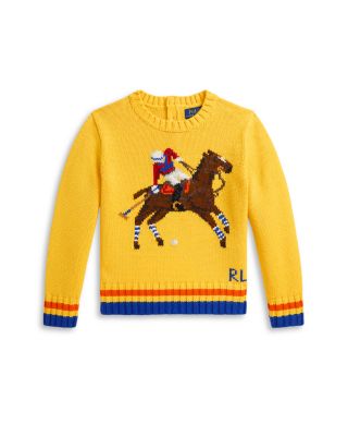 Girls' Polo Player Cotton Sweater - Big Kid, Little Kid