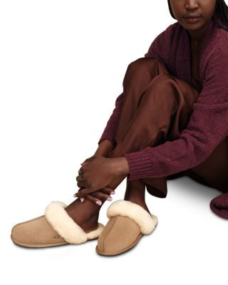Women's Scuffette Shearling Mule Slippers