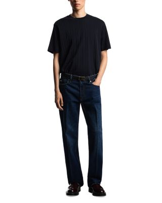 Straight Fit Jeans in Dark Blue