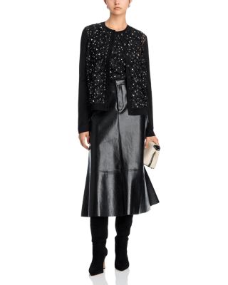 Crewneck Cardigan Sweater