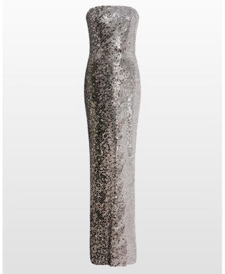 Caron Sequin-embellished Strapless Maxi Dress