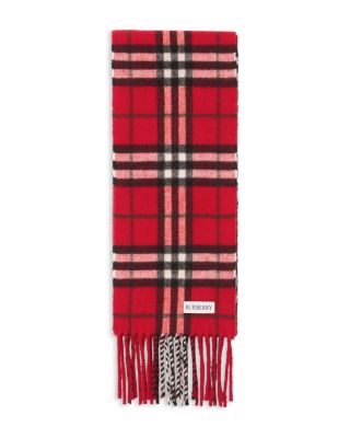 Narrow Check Cashmere Scarf - Exclusive