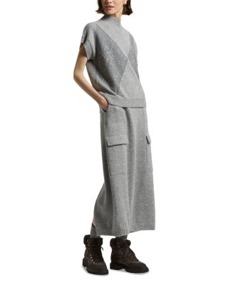 Knitted Short Sleeve Sweater