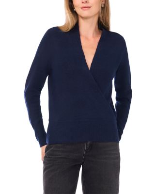 Cross Front Long Sleeve Sweater