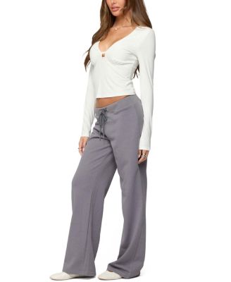 Lovisa V Neck Long Sleeve Top