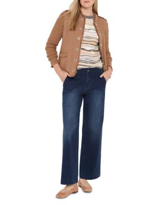 Fringe Trim Military Jacket