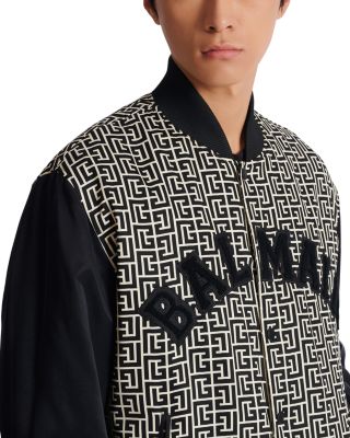 Color Block Monogram Jacket