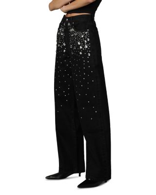 The Harlowe Stone Embellished Jeans in Constellation