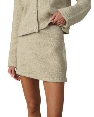The Lennon Wool Blend Sweater Mini Skirt