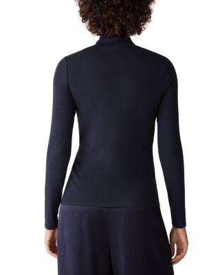M&eacute;lange Turtleneck Top