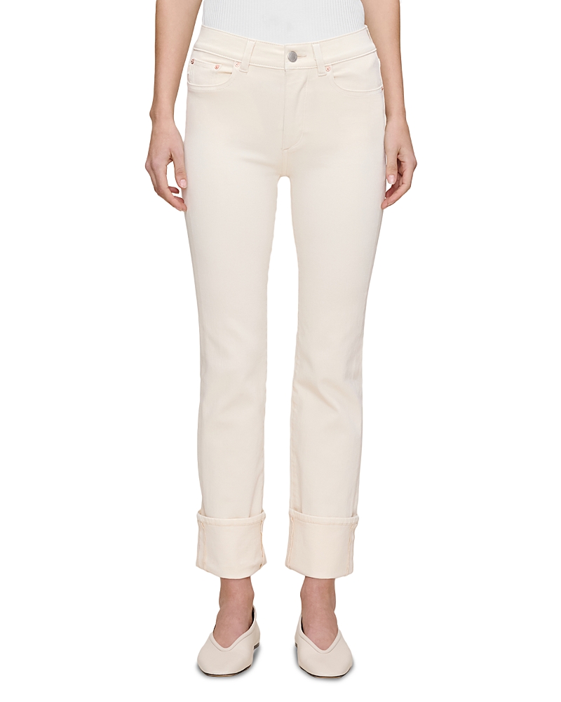 DL1961 Mara Straight Mid Rise Instasculpt Ankle Jeans