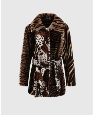 Shearling Jacket with Belt