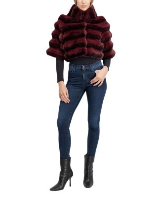 Faux Fur Chinchilla Bolero