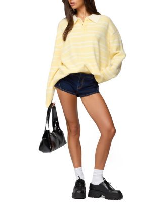  Rilynn Striped Polo Sweater