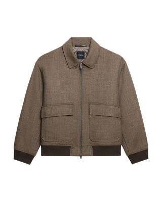 Modern Aviator Jacket in Dapper Wool