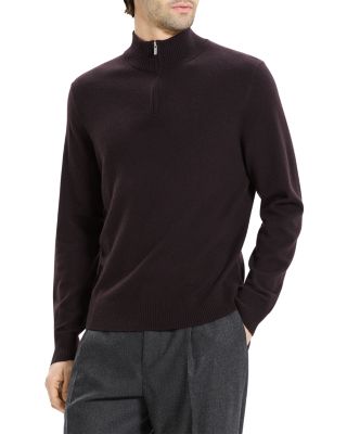 Hilles Cashmere Quarter Zip Sweater