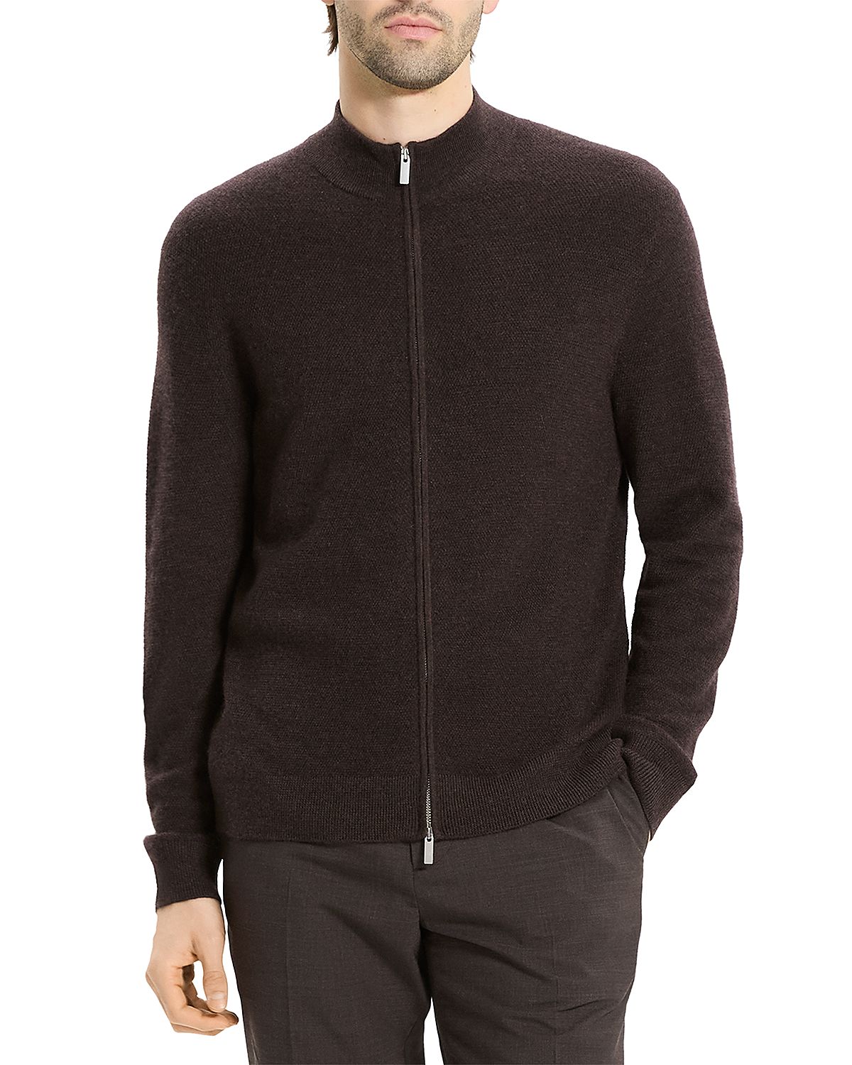 Theory Cashmere Zipper Sweater