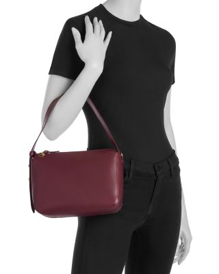Fleurine Leather Shoulder Bag