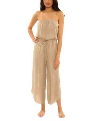 Radiance Strapless Swim Cover-Up Jumpsuit