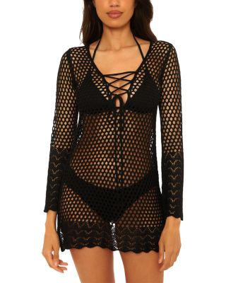 Treasure Island Crochet Swim Cover-Up Tunic