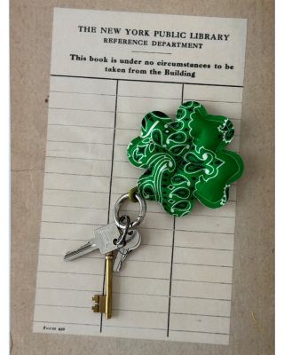 Trefle Four Leaf Clover Bag Charm