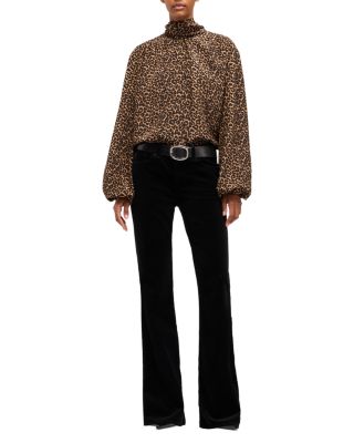 The Leggy Bootcut Jeans in Velvet Black