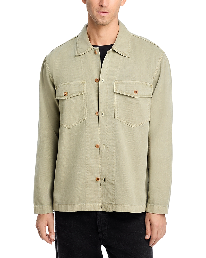 Madewell Twill Button Front Shirt Jacket