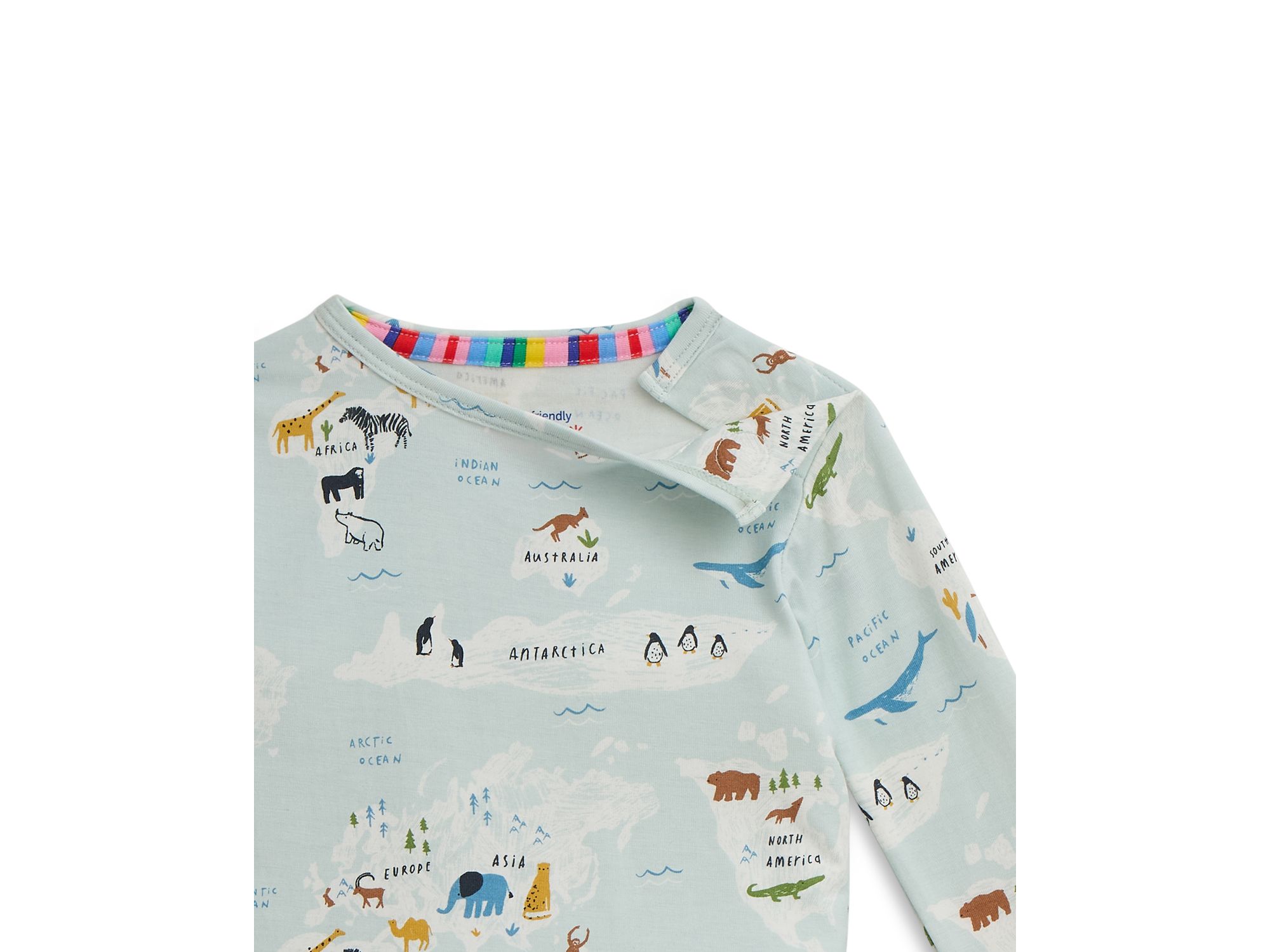 Boys' Long Sleeved Pajama Set - Baby, Little Kid — Image 3