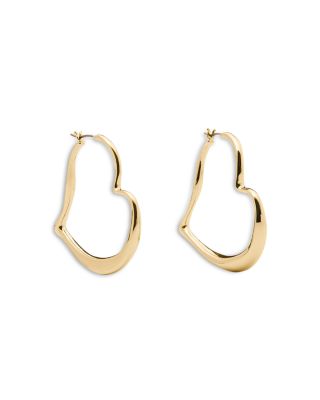 Amour Heart Hoop Earrings