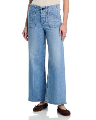 The Jam High Rise Wide Leg Jeans in Keel Over