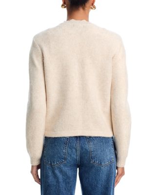 Pointelle Ruffle Cardigan - Exclusive