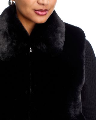 Faux Fur Cardigan - Exclusive
