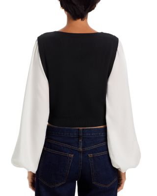 Maxime Mixed Media Top