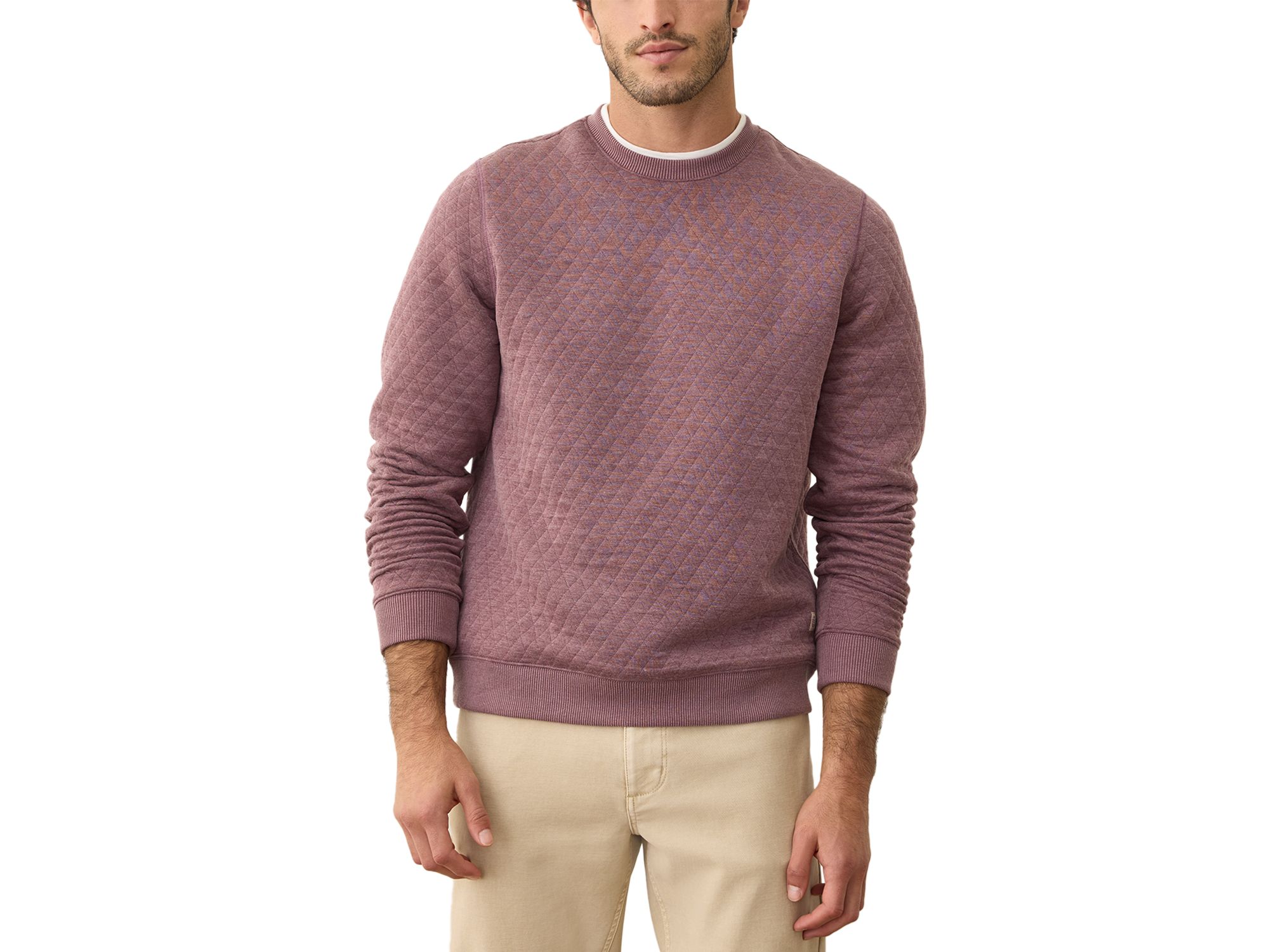 Corbet Quilted Crewneck Sweater — Image 5