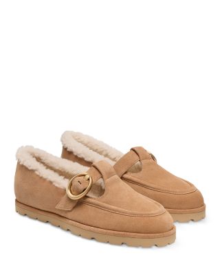 Women's Dakota Shearling Mary Jane Flats