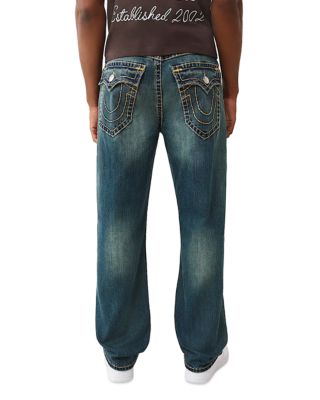 Bobby Super T Flap Baggy Jeans in Gotham Grind Blue