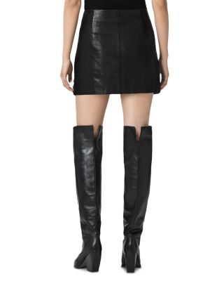 Wilder Lea Leather Skirt