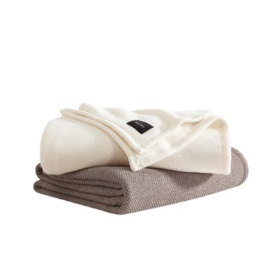 Chenille Jacquard Plush Blanket, Full/Queen