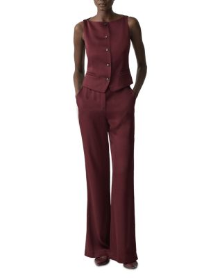 Fluid Pants in Satin