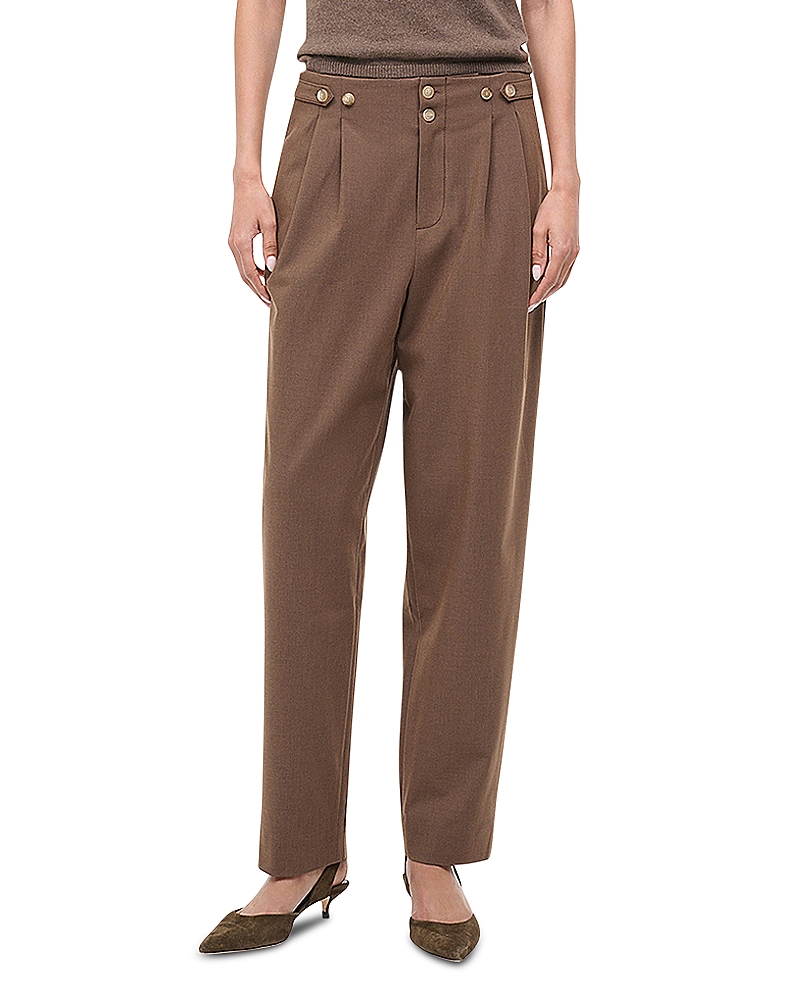 Staud Heath Pants In Brown