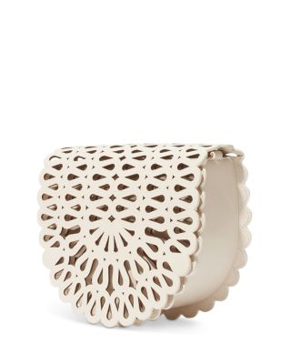 McCall Laser Cut Leather Clutch