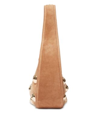 Finn Studded Suede Shoulder Bag
