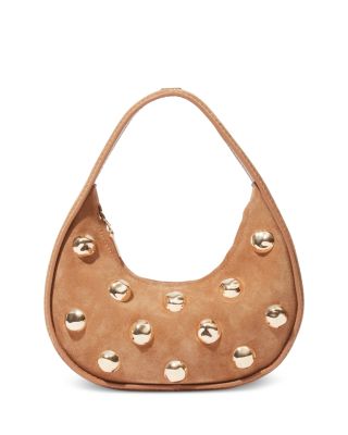 Finn Studded Suede Shoulder Bag
