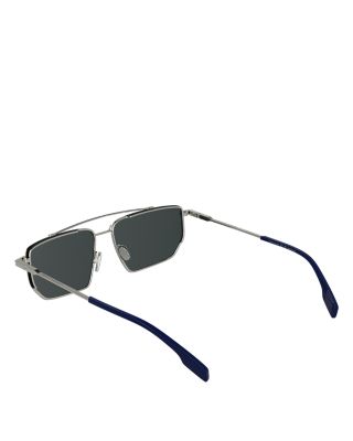Metal Lines Titanium Navigator Sunglasses, 59mm