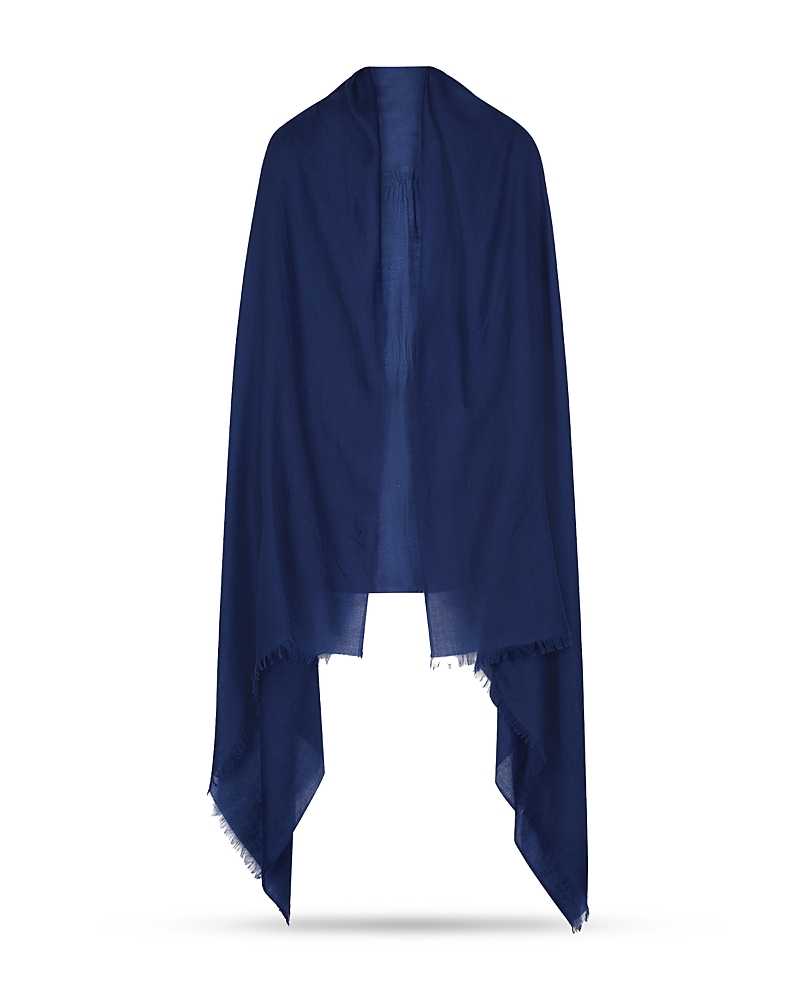 Sofia Cashmere Lightweight Cashmere Scarf In Navy