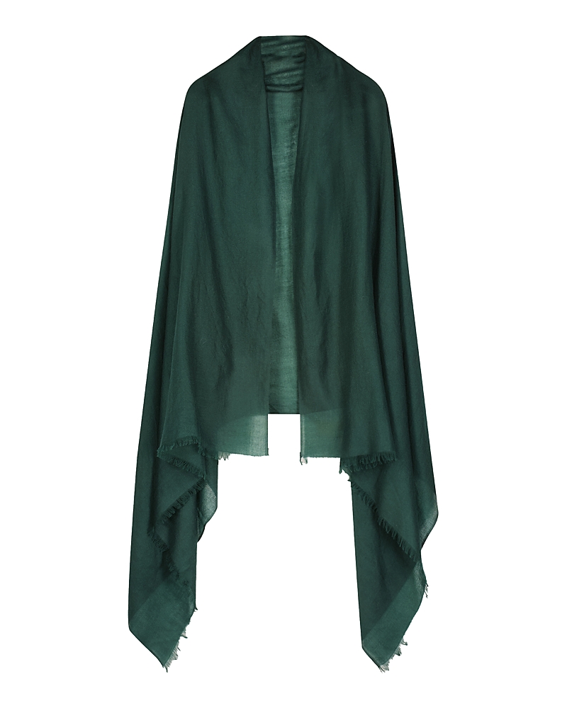 Sofia Cashmere Lightweight Cashmere Scarf In Emerald
